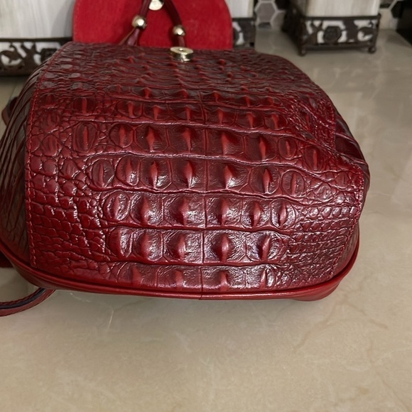 PIJUSHI Crocodile Leather Backpack Purse for Women Crocodile bag main image 12